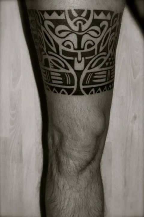 Tanne - legband: real inked placement tattoo photo thumbnail