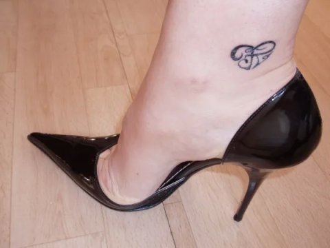Tatiana - T+R heartigram: real inked placement tattoo photo thumbnail
