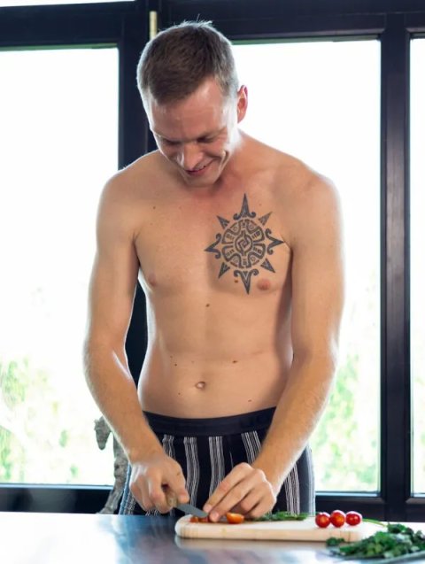 Yan K - Aztec star: inked placement tattoo photo thumbnail