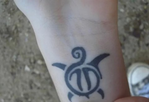 Zoriel - Turtle: real inked placement tattoo photo thumbnail