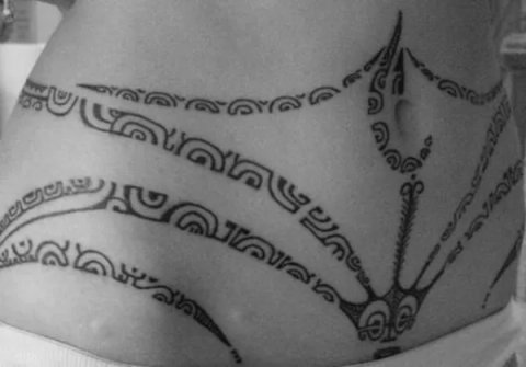 Guest - Polynesian piece: real inked placement tattoo photo thumbnail