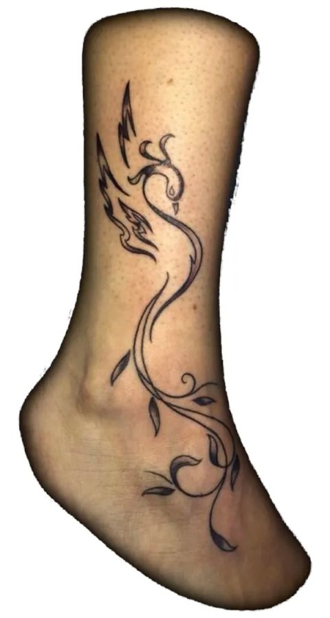 Guest - Rebirth phoenix: real inked placement tattoo photo thumbnail