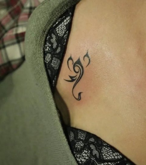 Guest - Stylized scorpion: real inked placement tattoo photo thumbnail