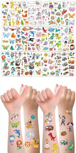 <b>PARTY TIME!</b> 300+ Tattoos for Kids