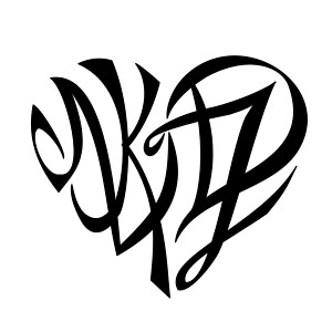 NKDZ heart tattoo design