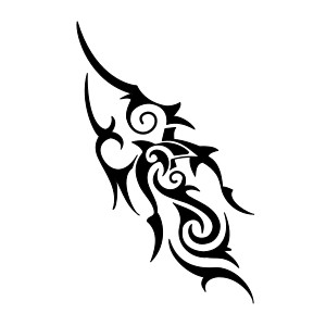 Scorpion tattoo: Borneo style